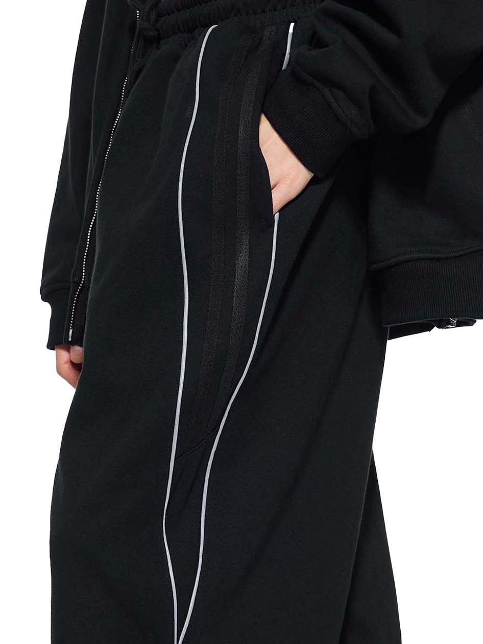 Hucknpray Reflection Striped Oversized Sweatpants