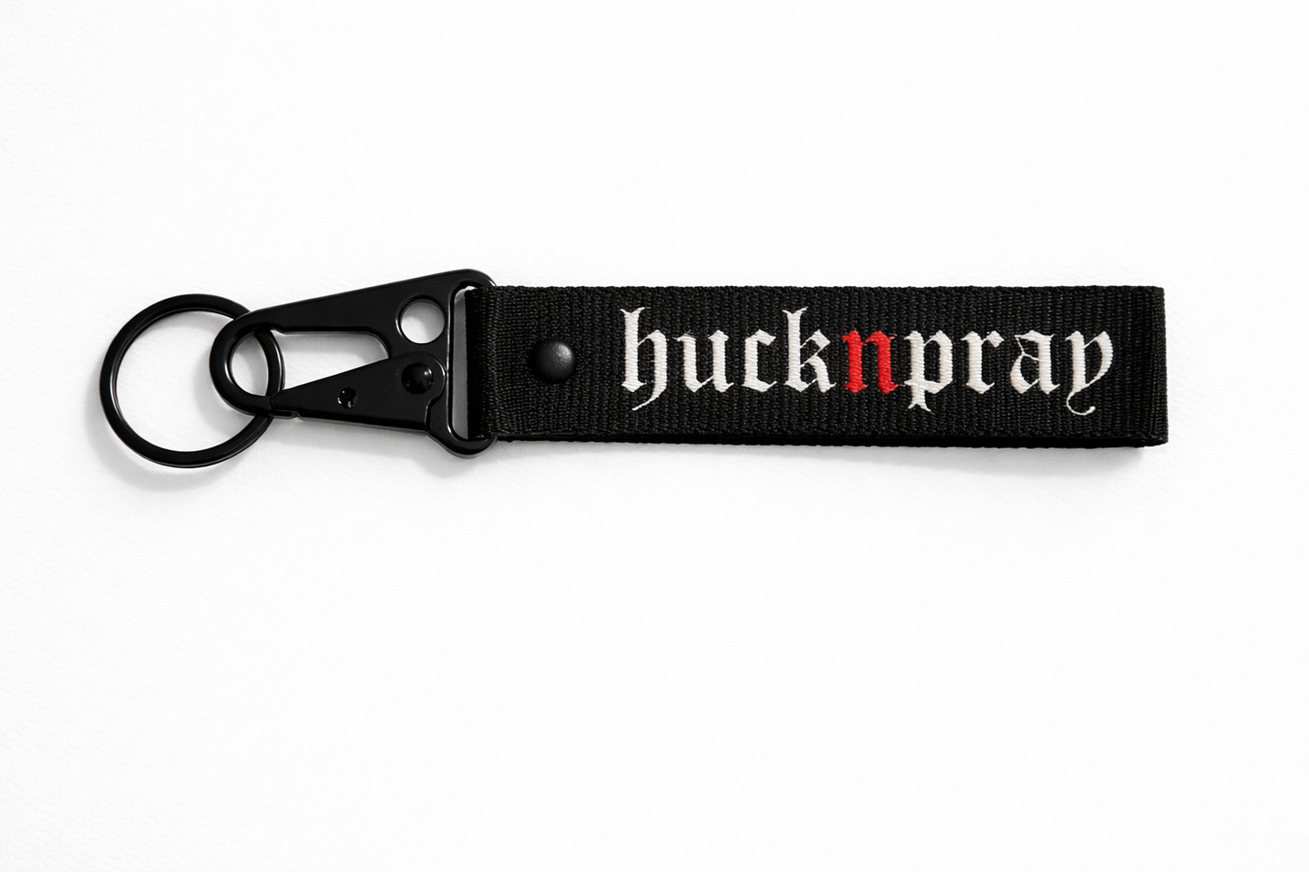 "hucknpray" Keychain