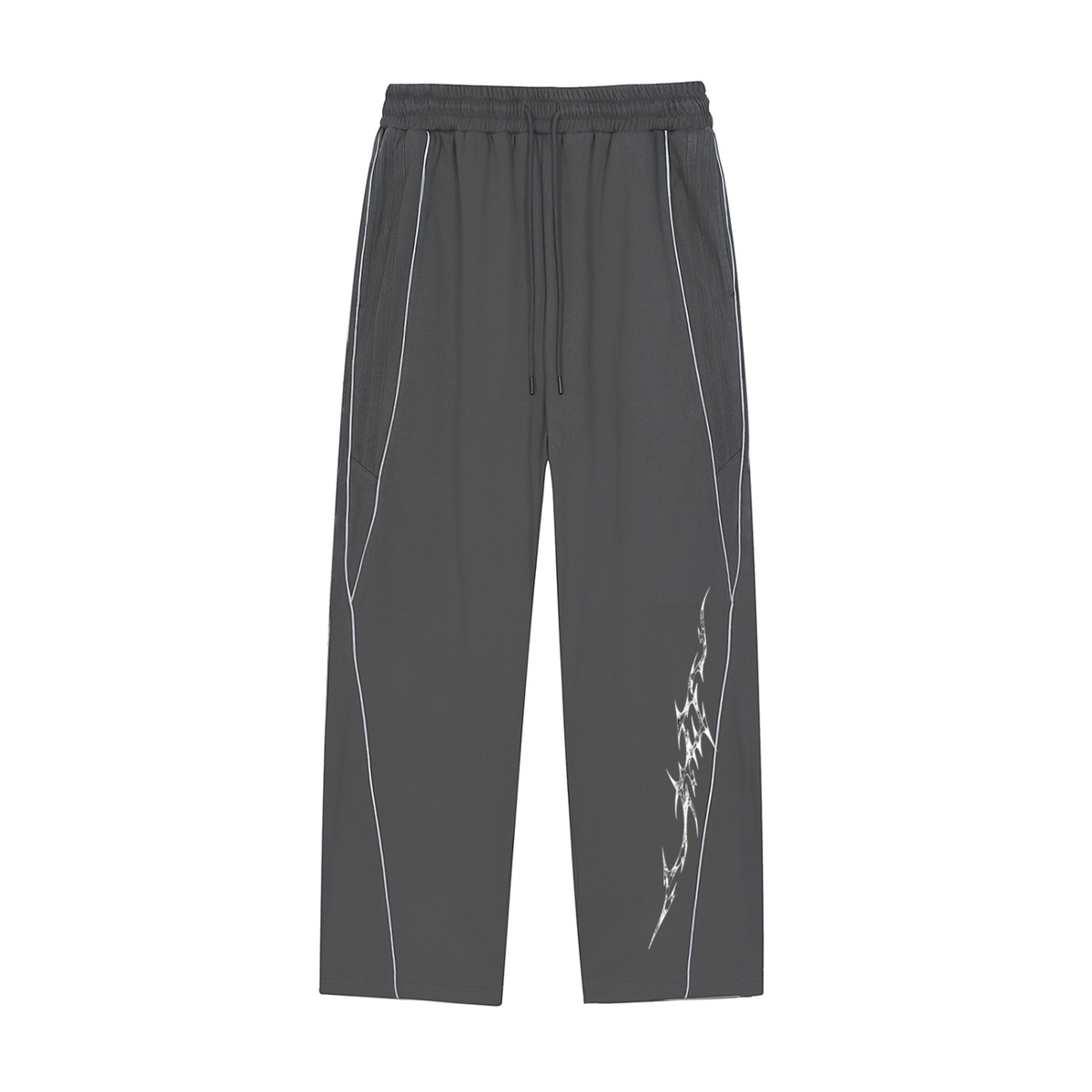 Hucknpray Reflection Striped Oversized Sweatpants