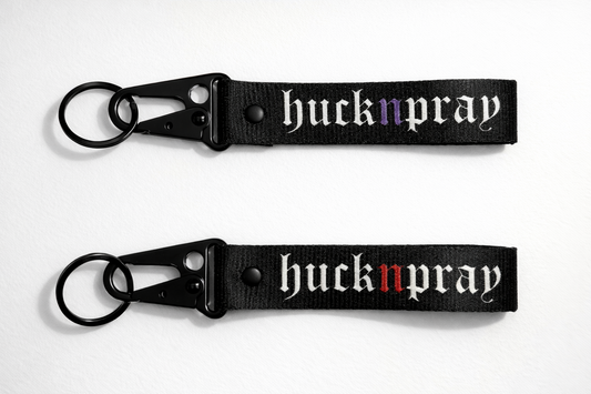 "hucknpray" Keychain