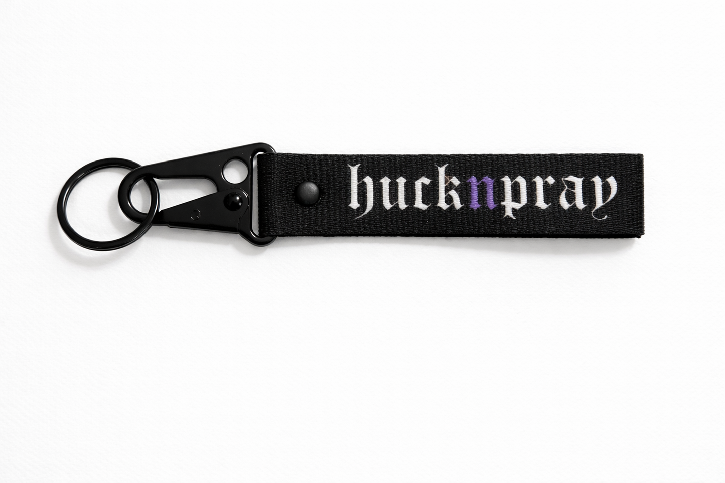 "hucknpray" Keychain